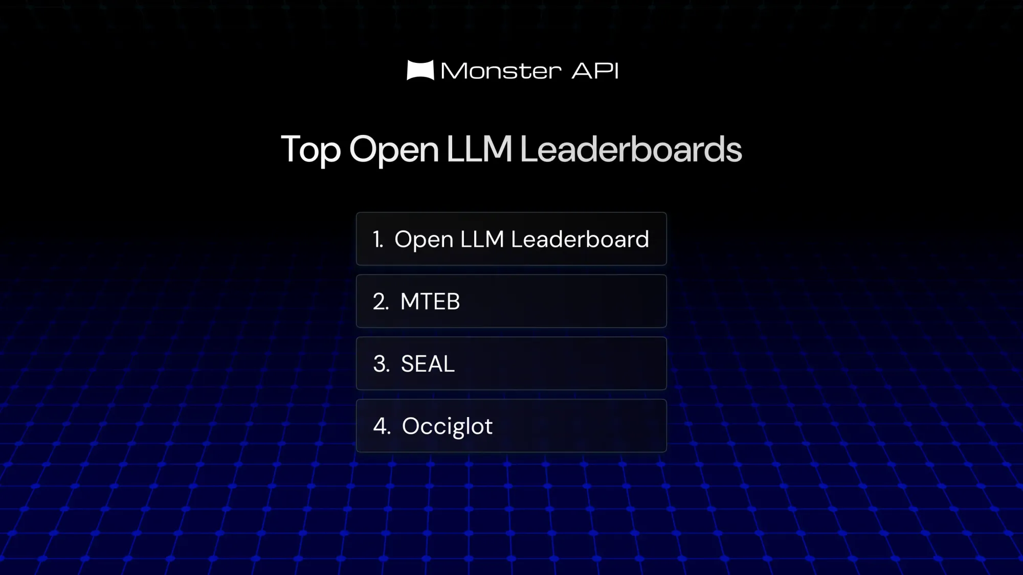 Top open LLM leaderboards